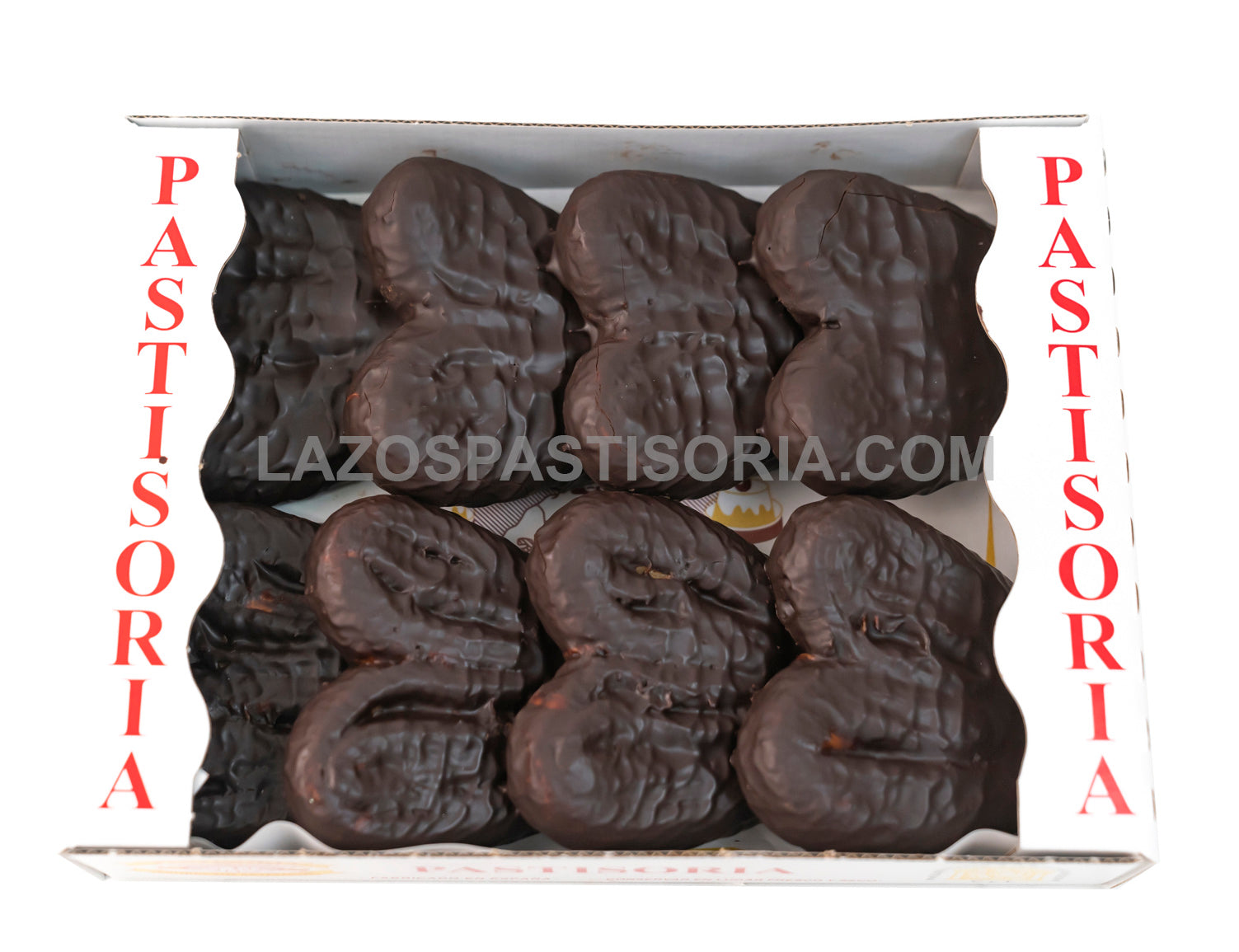 Palmeras de chocolate bollo